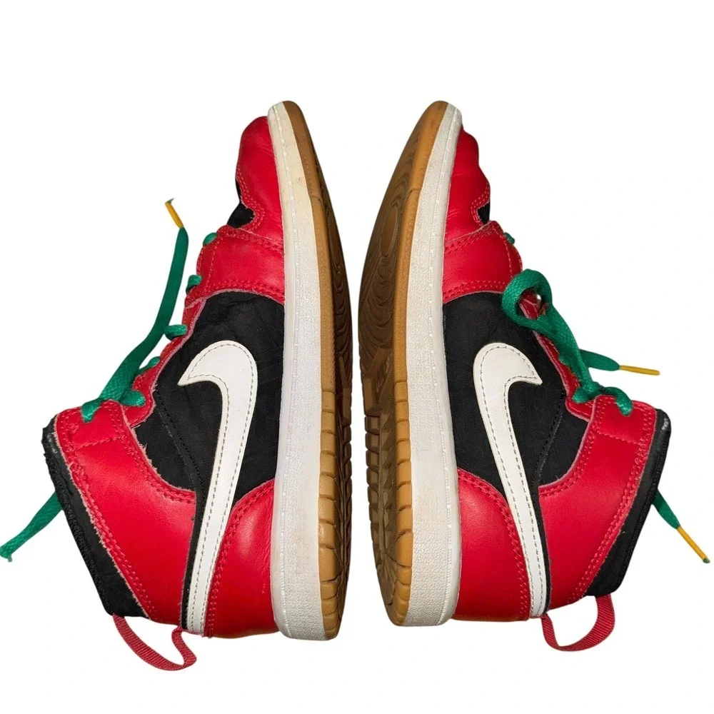 Nike Air Jordan‎ 1 Retro Holiday Christmas Kids 2Y Pre-Owned DQ8419-006 Shoes